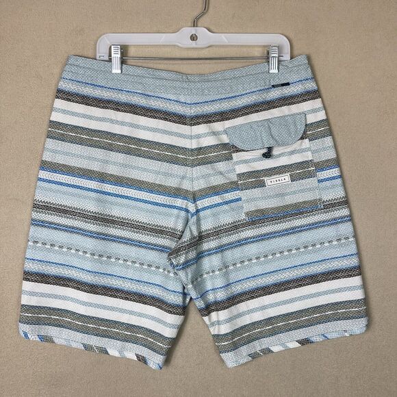 Vissla Short Mens 34 Multicolor Swim‎ Trunk Board Shorts Pocket Adult - Picture 11 of 12